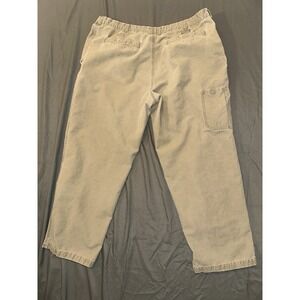 Columbia Pants Men 42x28 Khaki Beige Straight Relaxed Outdoor Utility Hiking